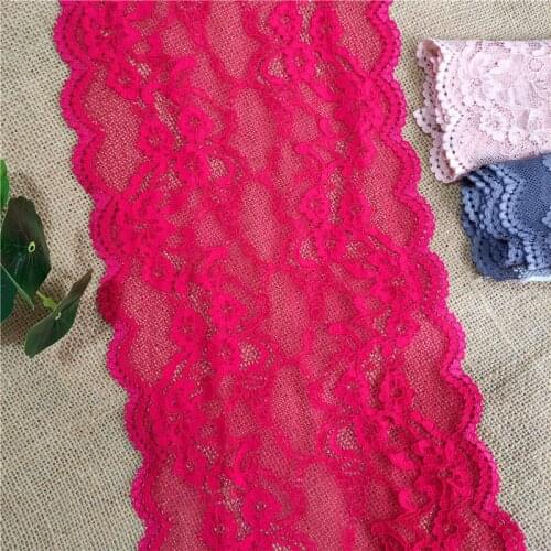 E2707 wide 20cm garment lace decoration with DIY handmade material