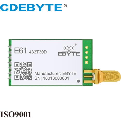 E61-433T30D 433mhz 1W SMA IoT uhf Wireless Transceiver CDEBYTE 30dBm Transmitter and Receiver rf Module