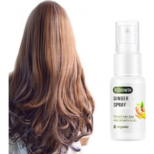 20ml Ginger Hair Growth Essence Spray Moisturizing Anti Hair Loss Scalp Treatment Liquid Hair Care Men Women
