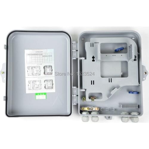 FTTH 1*16 16 Cores 16 Ports Inserting LGX PLC Splitter Fiber Optic Distribution Box Termination box