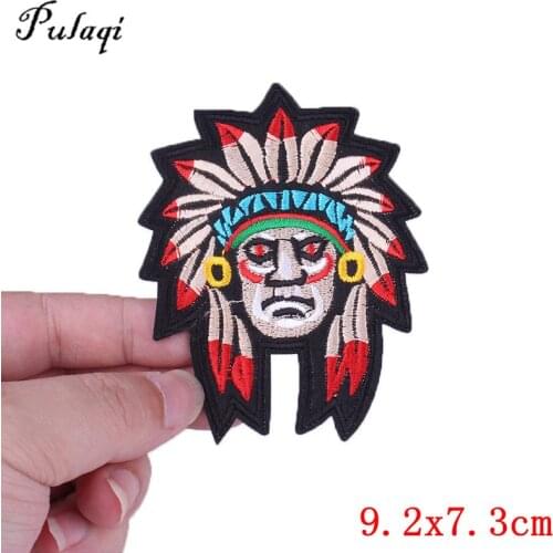 Pulaqi Indian Embroidery Patch Iron-on Sticker For Bag T - Shirt Clothes DIY Sew On Patches F