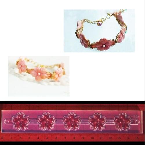 NEW Stereoscopic Clear Silicone DIY Simulation Food flower Mold For Epoxy Resin Jewelry Making Craft Tools resin molds forjewelr