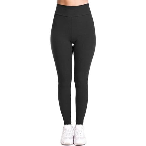 Fashion New Solid Color High Waist Sporting Fitness Leggings Push Up Elastic Women Sexy Slim Skinny Workout Leggings Pants