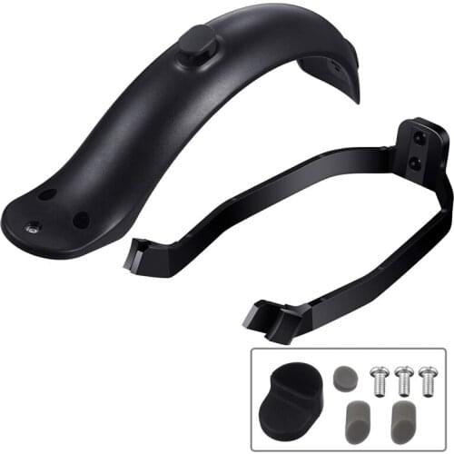 Novel-Rear Mudguard and Bracket Replacement Accessory for Xiaomi M365/M365 Pro Scooter with Screws and Screw Caps
