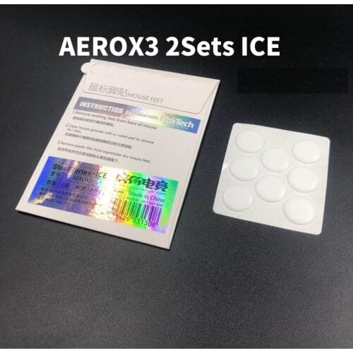 Esportstiger General Enhanced Ice Edition Mouse Skates Feet For Steelseries Xai Sensei310 Aerox3 White Glides