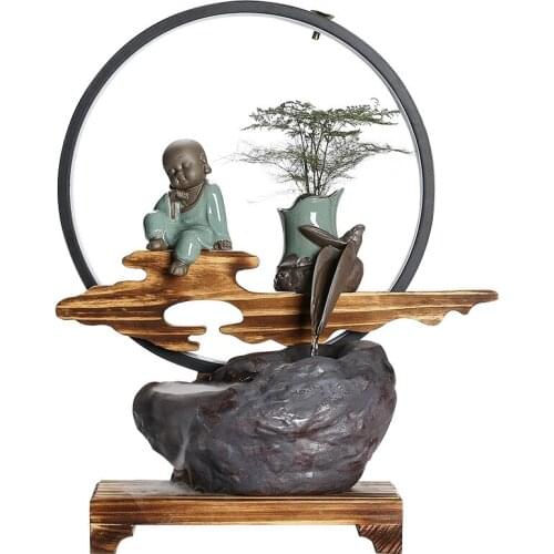 Water Purifier Fountain Humidifier Lucky Living Room Office Home Creative Craft Decoration Gifts desk decoration decoration