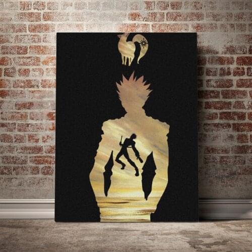 Ban Seven Deadly Sins art Poster Canvas Wall Art Decoration prints for living Kid Children room Home bedroom decor painting