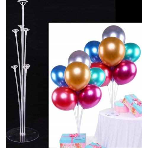 1 set Clear Balloons Base Pole with Cups Table floating Balloon Stand Wedding Birthday Party Balloons Holder Balloon Accessories