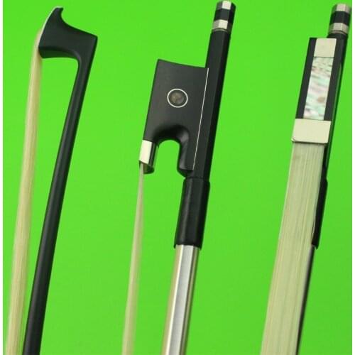 Professional 4/4 black Carbon fiber violin bow. violin part