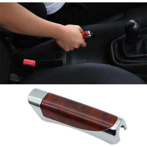 YOLU Universal Car Hand Brake Carbon Fiber Protector Cover Automotive Handbrake Grips Car Interior Decor Part