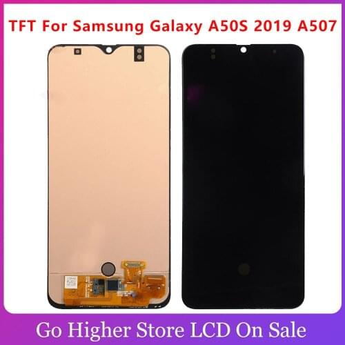 TFT For Samsung Galaxy A50S 2019 A507 A5070 LCD Display Touch Screen Digitizer Assembly Free Tools