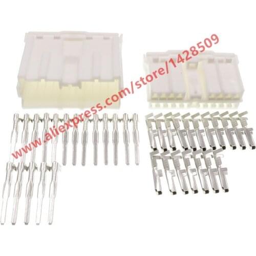 10 Sets 18 Pin Automotive Connector Female Male Wire Cable Plug MG620409 7122-8385 MG610408 7123-8385