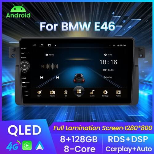 1280*800 HD 8Core For BMW E46 M3 Rover 75 Coupe 318/320/325/330/335 Car Stereo Radio Gps Player Support BT Floating Window WiFi