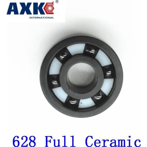 2019 Real Rodamientos Axk 628 Full Ceramic Bearing ( 1 Pc ) 8*24*8 Mm Si3n4 Material 628ce All Silicon Nitride Ball Bearings