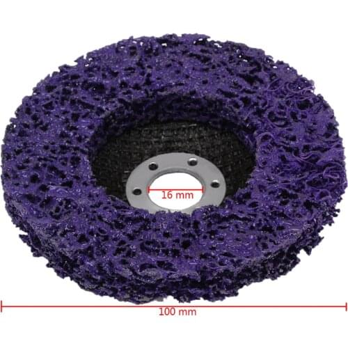 5pcs/set Strip Disc Stainless Steel Wheel Paint Rust Removal Clean For Angle Grinder 100x16mm