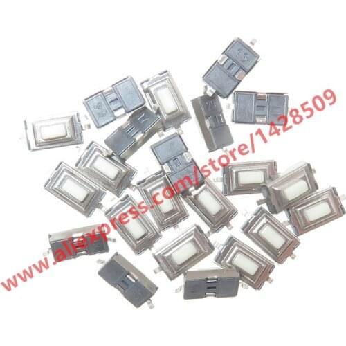 50pcs 3*6*2.5mm 3x6x2.5H DIP White red 2pin Push Button Switch Micro switches Tact Switch