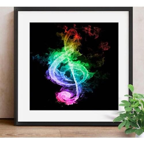 5D Mosaic Diamond Painting Diamond Embroidery Music Note Full Drill Rhinestones Home Decor Accessories Gifts