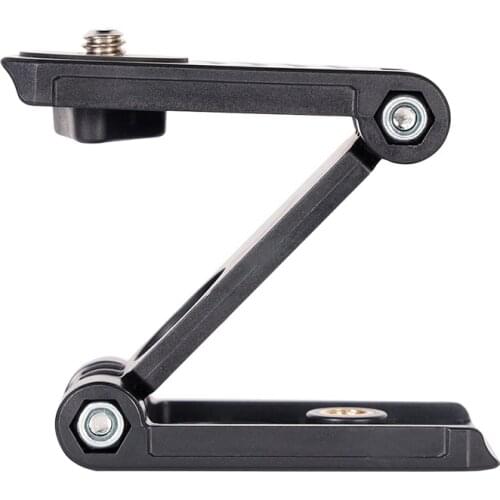 Black Z-Type Camera Tripod Flex Pan Tilt Ball Head Stand Holder Desktop Mount