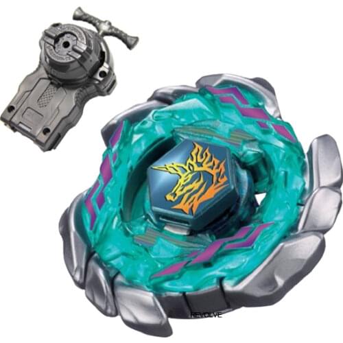 Bayblade Toys Spinning Top Metal Fusion 4D System Set Gold BB117 + Double spin Launcher for Children Toys