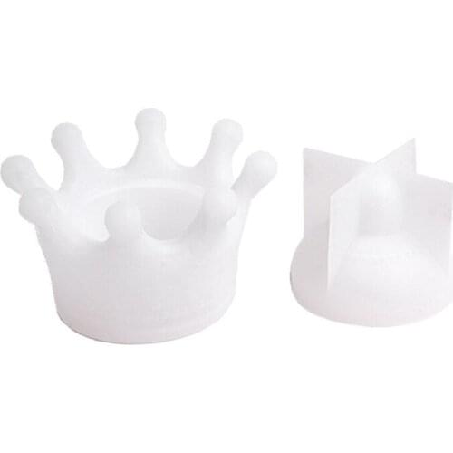 DIY Cute Crown Jewelry Storage Box Epoxy Resin Casting Silicone Mold Craft Tools Dried Flower Resin Decorative DIY Hand Crafts