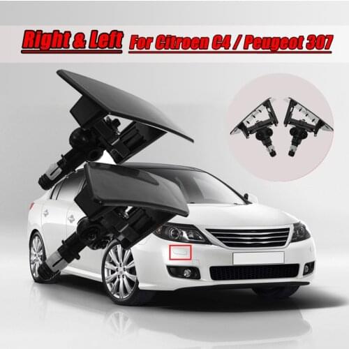 1Pc Left / Right Car Headlight Cleaning Washer Headlamps Water Washing Spray Washer Nozzle For Citroen C4 For Peueot 307