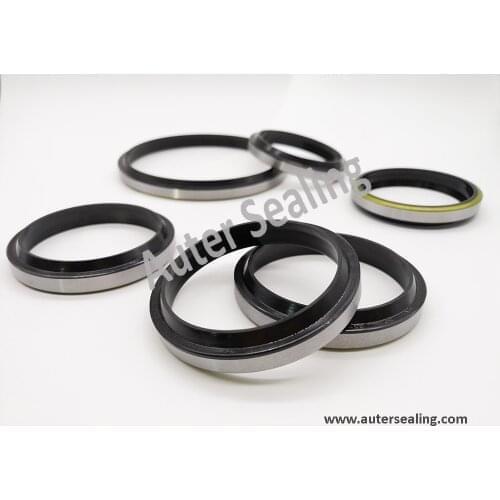 GA 38X48X7/10 /30X40X7/10 / 35X45X7/10 Dust seal Nitrile (NBR) +Steel Metal scraper seal Wiper ring