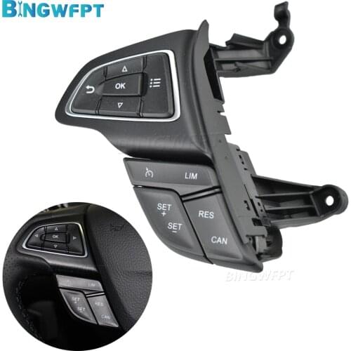 For Ford Focus Mk3 2015-2017 Kuga 2017 Audio Volume Phone Cruise Control Switch Steering Wheel Buttons With Cable