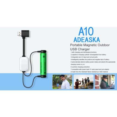 Magnetic 18650 Li-Po Battery Charger Multifunction Li Ion Battery Charging Cable Reverse Charge Power