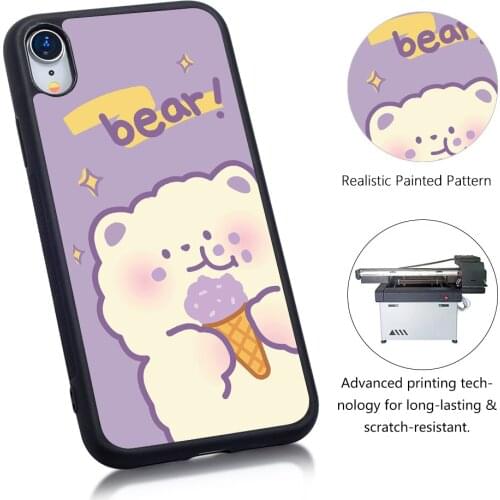 Cute Animals Case for iPhone 11 For iPhone SE 2020 Soft Border Aluminum Plated Coque Back Cover iPhone 6SPlus Cases Accessories