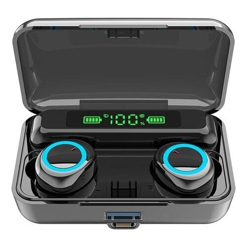 True Wireless Bluetooth 5.1 Earphones Wireless Headphone 9D Surround Stereo Sports Waterproof Earbuds for iPhone Samsung mobile