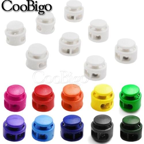10pcs Cord Lock Stopper Buckles Clamp Toggle Clip Paracord Shoelace Kids Toys Craft Bag Sewing Cord Lanyard Accessories