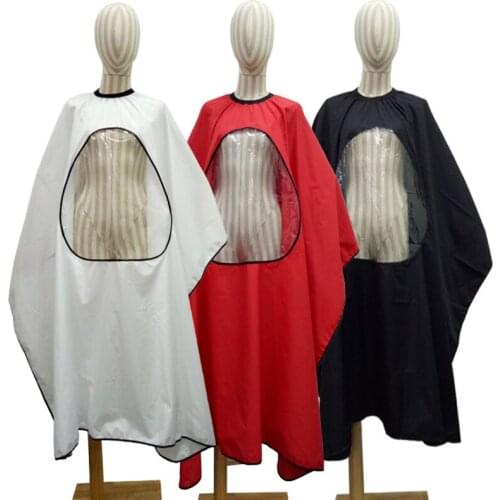 Professional Hairdresser Cutting Hair Cape Salon Transparent Waterproof Hairdressing Apron Multi-functional Nylon Cloth