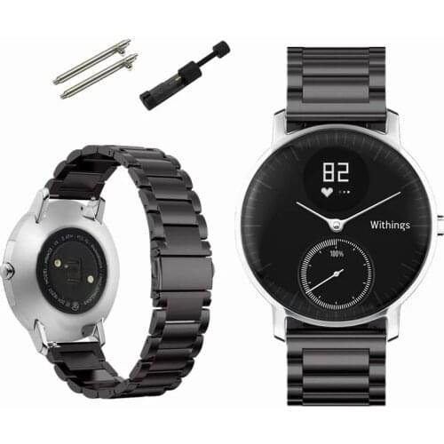Stainless steel strap for Withings Steel HR tracker For Withings Steel HR 40mm/36mm watch metal strap Watch accessories