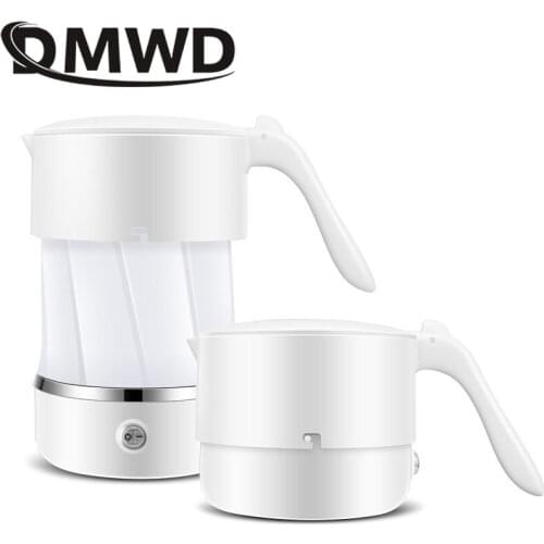 110-220V Folding Portable Electric Kettle Dual voltage Boiling Water Kettle Pot Automatic Power Off Protection Kettle For Travel