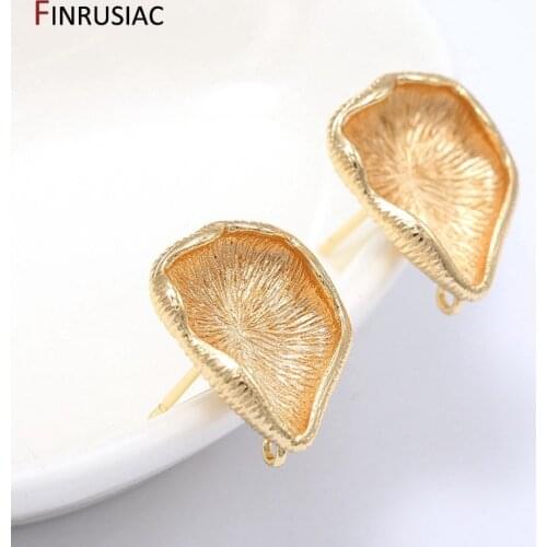 2020 New Designer 14K Gold Plated Post Earrings for Womens Fashion Statement Golden Punk Charm Earrings Party Jewelry