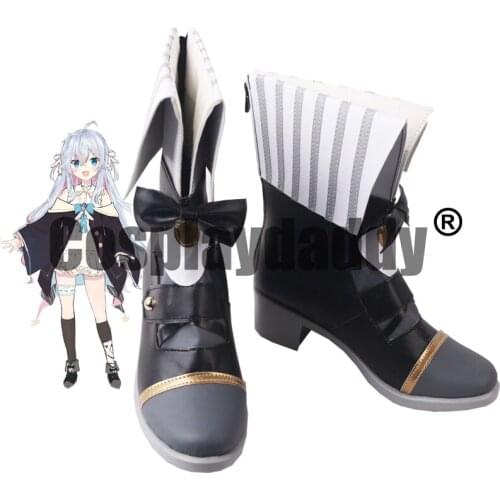 Female Japanese Virtual YouTuber Vtuber Kagura Nana New Ver. Cosplay Shoes S008