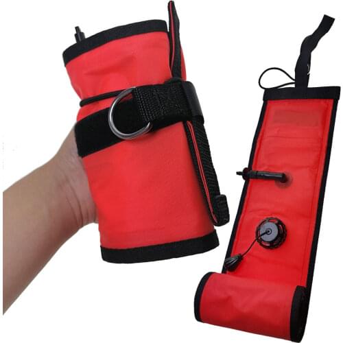 180x15cm Scuba Diving High Quality Scuba Diving Inflatable Safety Sausage Signal Buoy (SMB) Tube