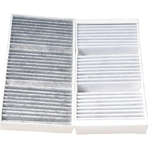 2Pcs Car Cabin Filter for Mercedes Benz M-CLASS (W166) GL-CLASS(X166) C-CLASS (W205) Estate GLK class GL500 /GL63 AMG 1668300318