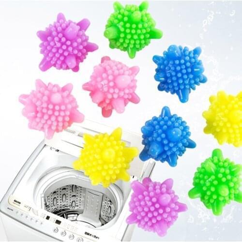 5pcs/lot Random Color Magic Laundry Ball Household Cleaning Washing Machine Clothes Softener Starfish Shape Cleaning Balls