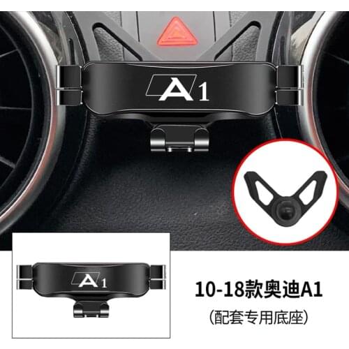 For Audi A1 2011-2019 Car Accessories Car Mobile Phone Holder Special Air Vent Mounts Stand GPS Gravity Navigation Bracket