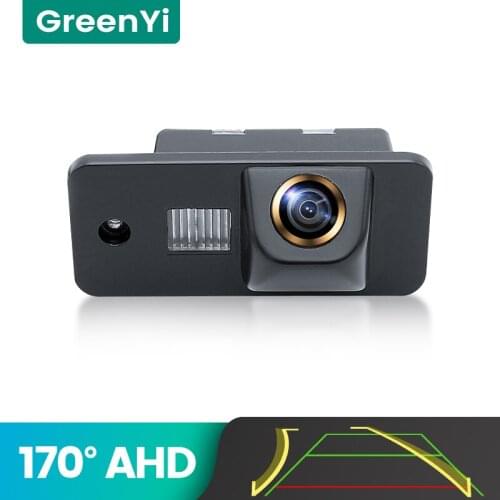 GreenYi 170° AHD 720P Trajectory Car Rear View Camera For AUDI A3 S3 A4 S4 A6 A6L S6 A8 S8 RS4 RS6 Q7 Reverse Reversing Vehicle