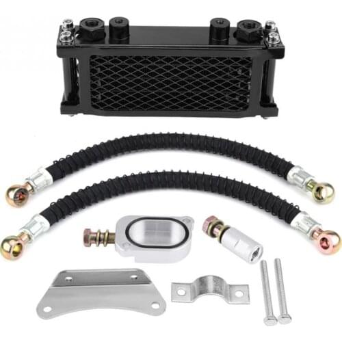 Motorcycle Engine Oil Cooler Cooling Radiator Kit for Honda MSX125 YG125