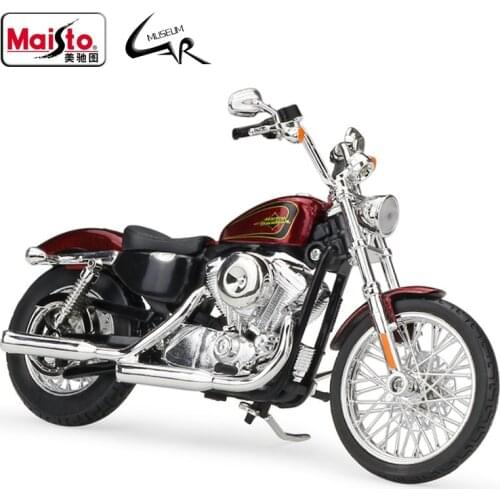 Maisto 1:12 2012 XL 1200V SEVENTY-TWO Model Car Simulation Alloy Motorcycle Metal Toy Car Childrens Toy Gift Collection