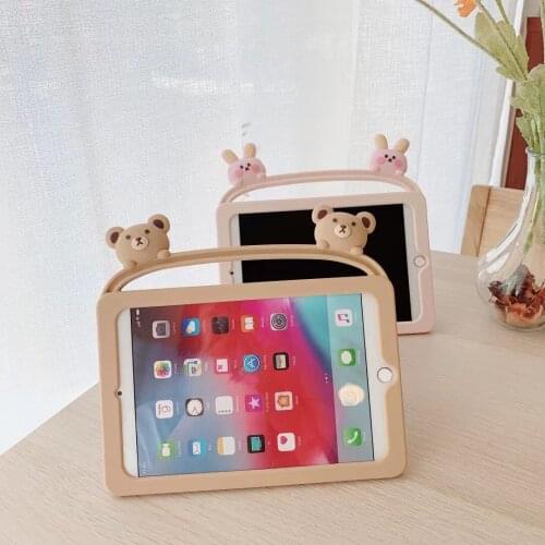 Cartoon Silicone Case for iPad Pro 11 2020 Shell for iPad Air 3 10.5 Cover Air 1 Air 2 7th 10.2 for iPad 8th Generation Funda