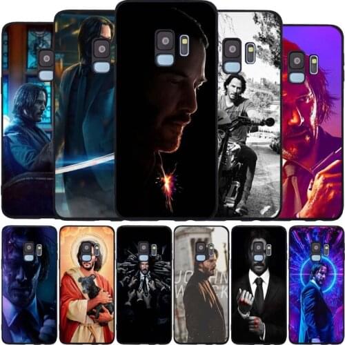 Keanu Reeves John Wick black Soft phone Case For Samsung S20 S10 S9 S8 S7 edge Plus Lite Note 8 9 10 A6 A7 A8 A9 2018 Cover