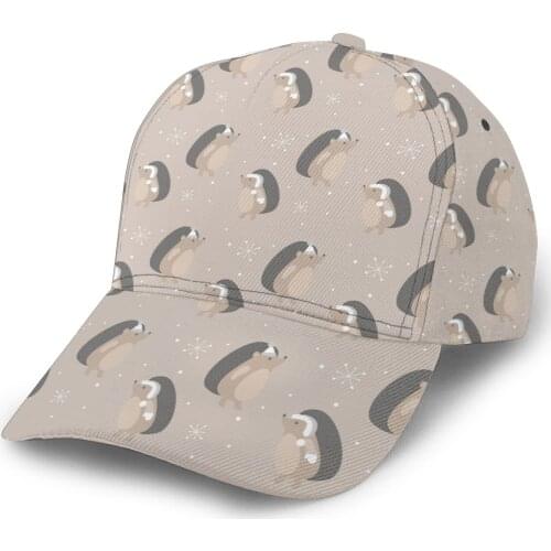 2021 New Baseball Cap Fishing Caps Men Outdoor Hunting Hat Hiking Hat Cute Winter Hedgehog