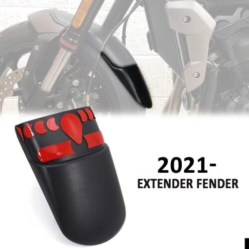 NEW Motorcycle Front Fender Mudguard Rear Extender Extension Fit For Trident 660 Trident660 2021