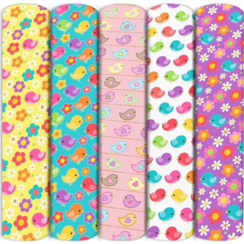 Bird Animal LOVE Polyester Cotton Fabric Sewing Quilting Fabrics Needlework Material DIY Handmade Cloth,1Yc13561