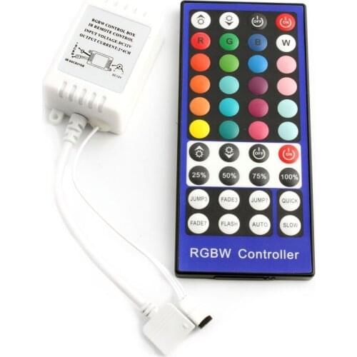 40Key RGB White RGBW Led Remote Control DC 12 V 24 V IR Dimmer Strip RGB Controller RGBW RGBWW Led Strip Remote Controller