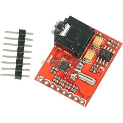 Si4703 RDS FM Radio Tuner Evaluation Breakout Module For Arduino AVR PIC ARM Radio Data Service Filtering Carrier Module